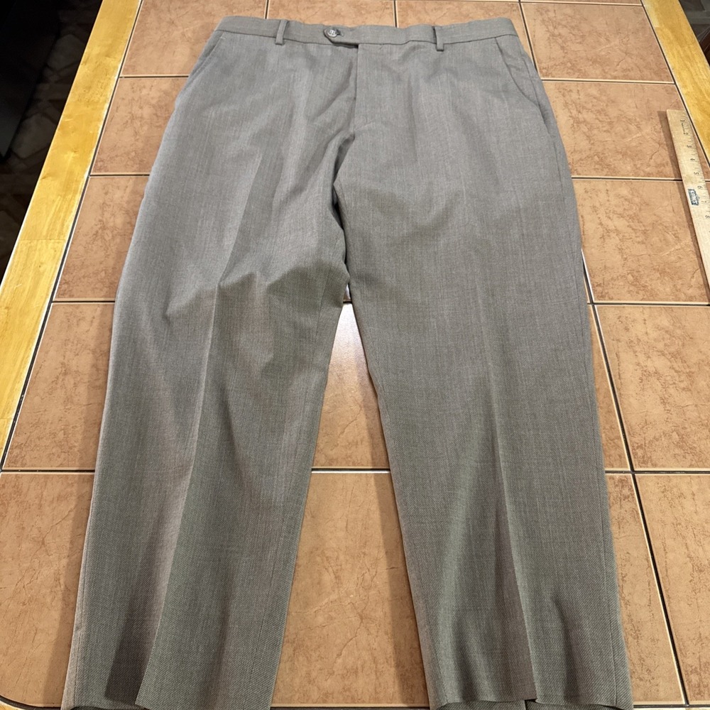 Jos A Bank Reserve Reda 1865‎ Sustainawool Mens Wool Dress Pants Sz 35 x 26